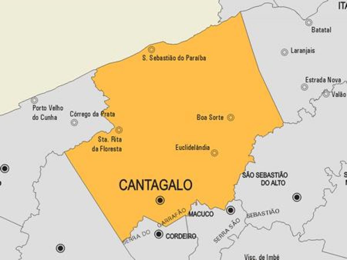 Mapa de Comendador Levy Gasparian município