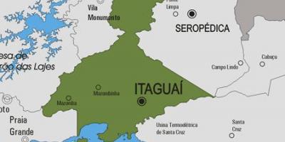 Mapa do município de Itaguaí