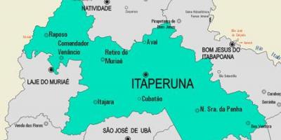 Mapa do município de Itaperuna