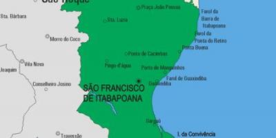 Mapa de São Fidélis município