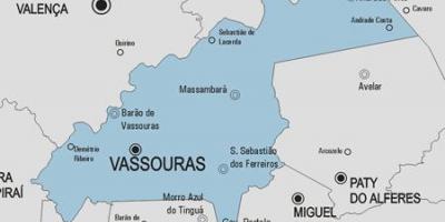 Mapa de Varre-Sai município