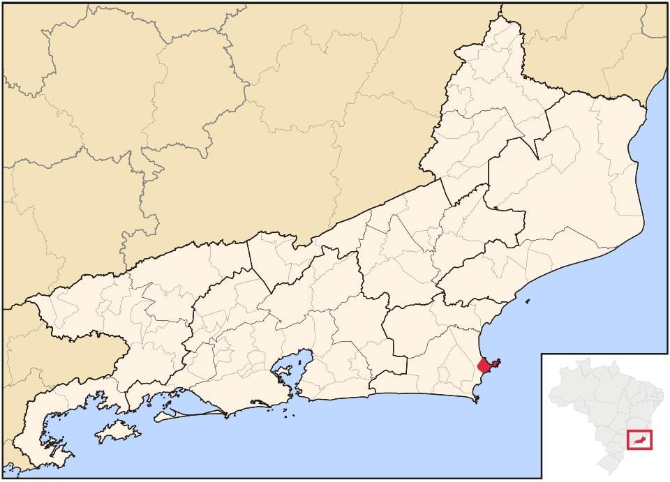 Mapa de Armação dos Búzios