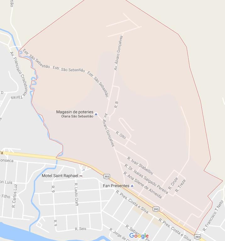 Mapa do Bairro de Fátima