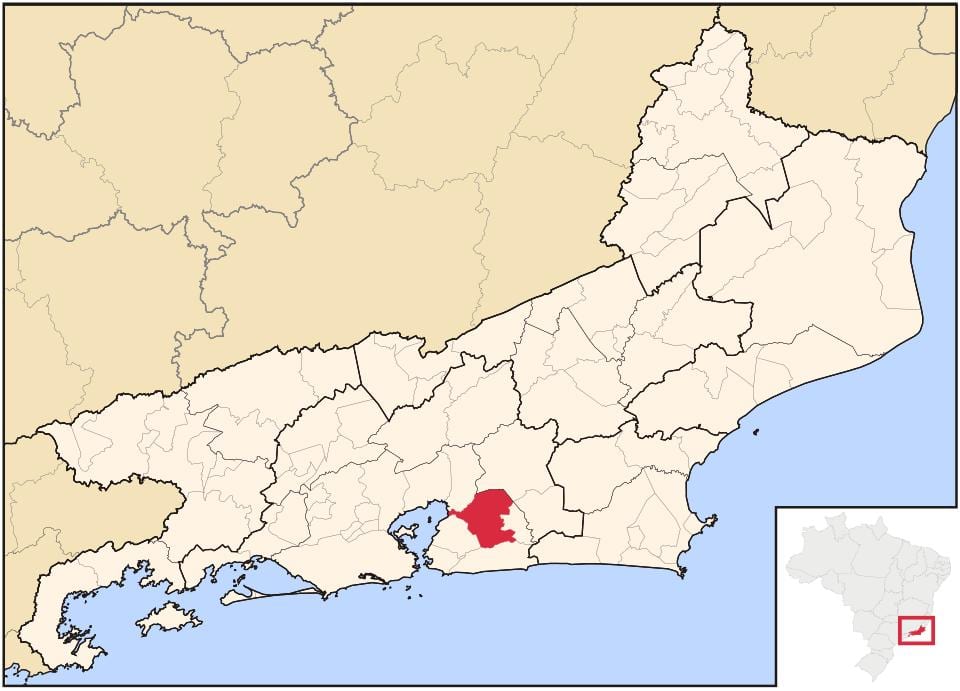 Mapa de Itaboraí
