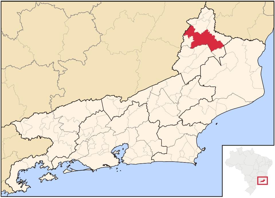 Mapa de Itaperuna