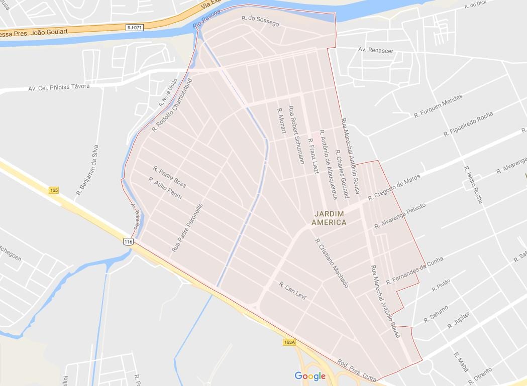 Mapa do Jardim América