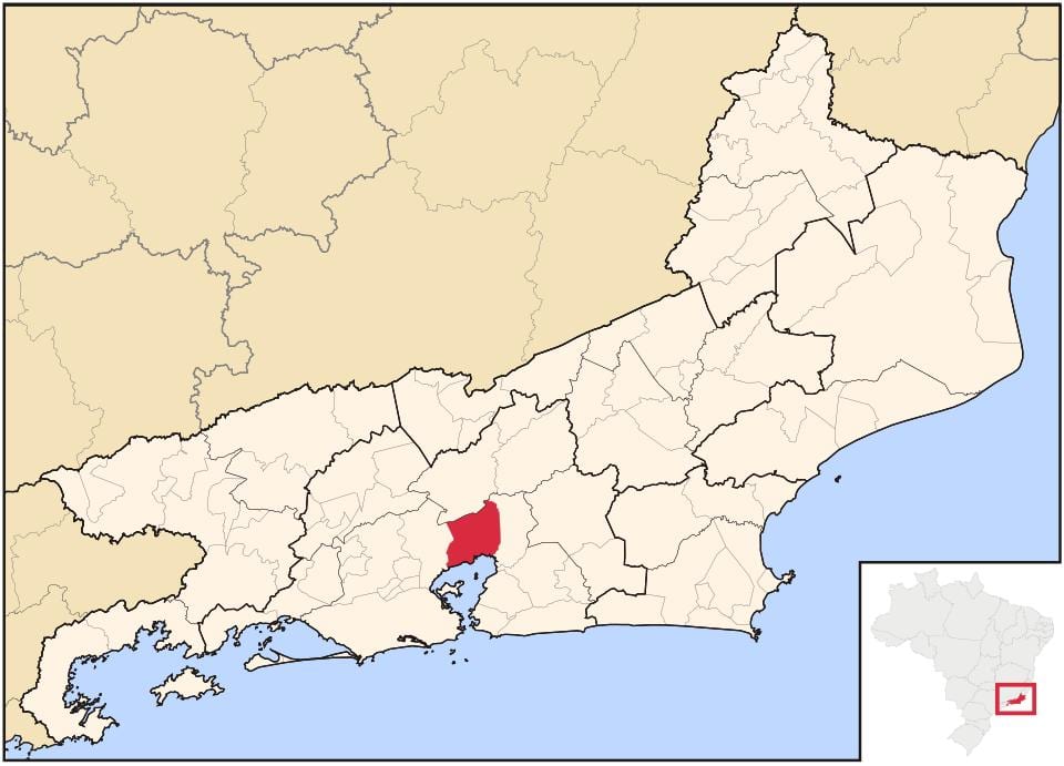 Mapa de Magé