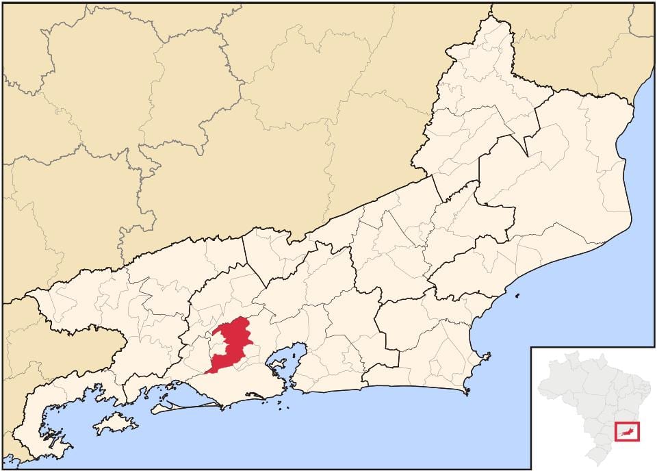 Mapa de Nova Iguaçu