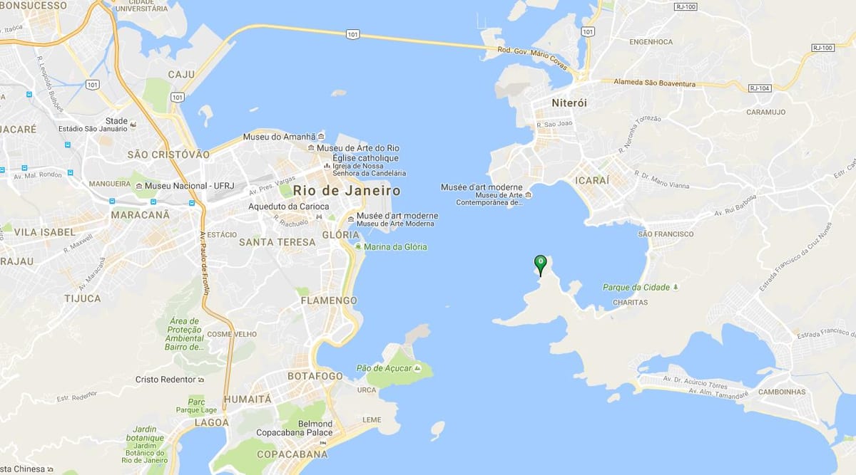 Mapa da praia de Adão