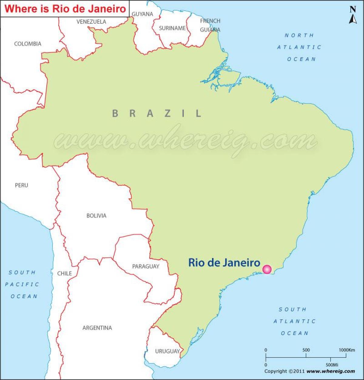 Rio De Janeiro No Mapa Do Brasil Mapa Do Rio De Janeiro No Brasil Bresil