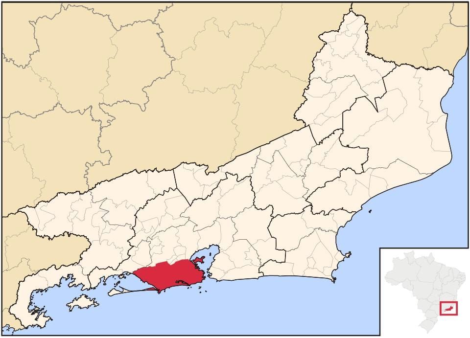 Mapa de Rio de Janeiro