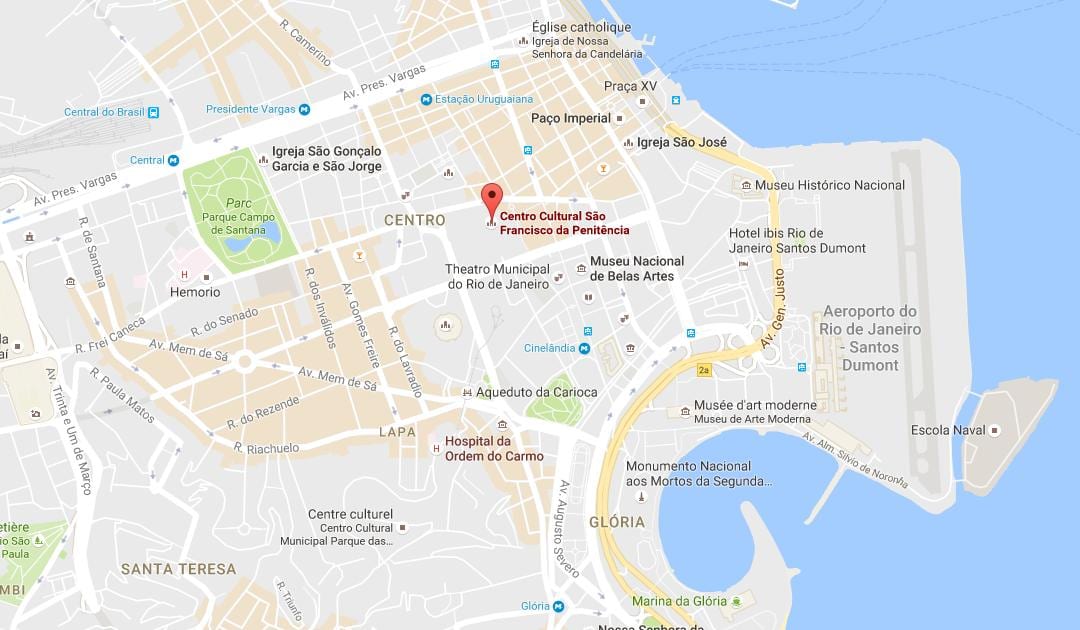 Mapa de São Francisco da Penitencia