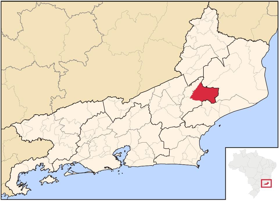 Mapa de Santa Maria Madalena