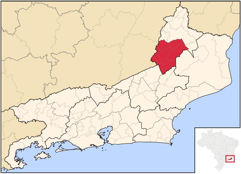 Mapa de Santo Antônio de Pádua