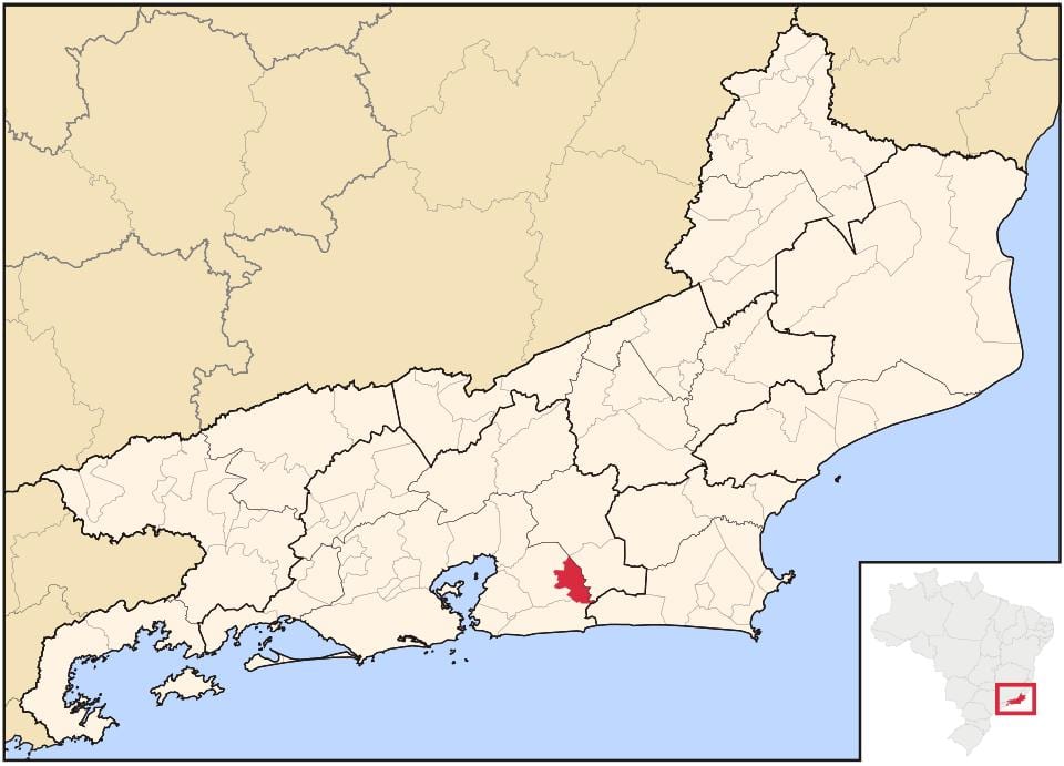 Mapa de Tanguá