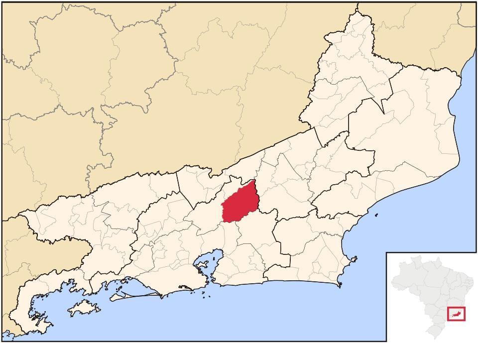 Mapa de Teresópolis