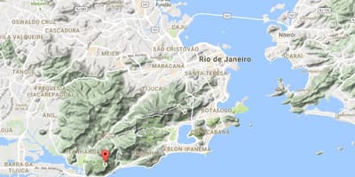 Mapa da Pedra da Gávea