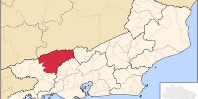 Mapa de Barra do Piraí