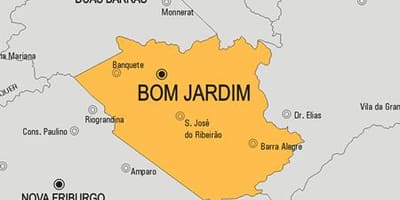Mapa do município de Bom Jardim