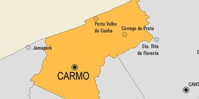 Mapa de Cardoso Moreira município