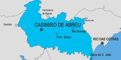 Mapa do Carmo município