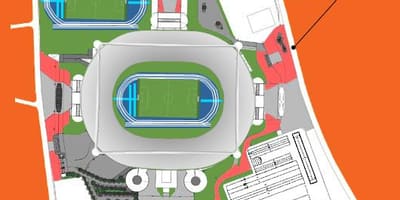 Mapa do estádio do Engenhão