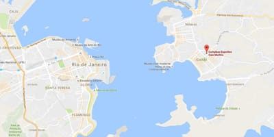 Mapa do estádio Caio Martins