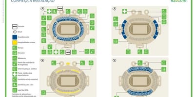 Mapa do estádio do olympique rio de janeiro