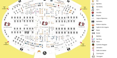 Mapa da Feira de São Cristóvão