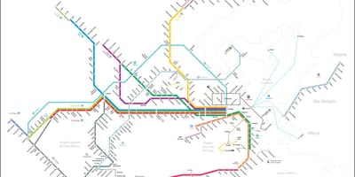 Mapa de BRT bus Rio de Janeiro
