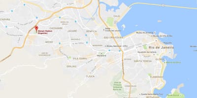 Mapa do Engenhão