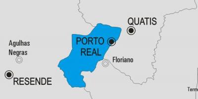 Mapa de Porto Real, município