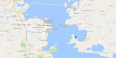 Mapa da praia Cáis