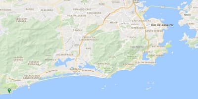 Mapa da praia de Abricó