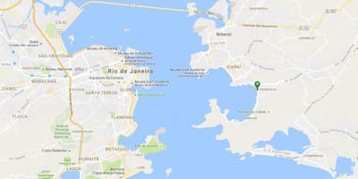 Mapa da praia de São Francisco