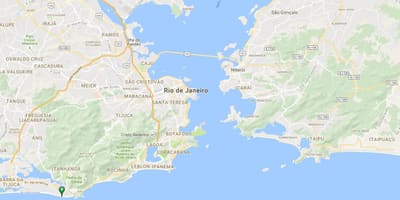 Mapa da praia do Pepê