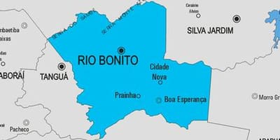 Mapa de Rio das Flores município