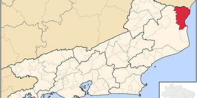 Mapa de São Francisco de Itabapoana